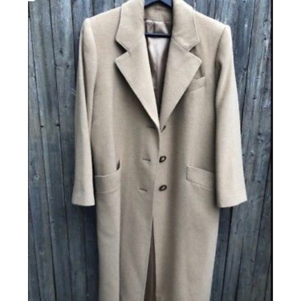 Fleurette Saks Fifth Avenue Camel Hair Size 4 Coat